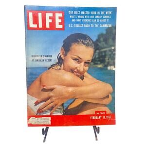Life Magazine February 11 1957 A Flash of Arab Fury Algerians Strike the French